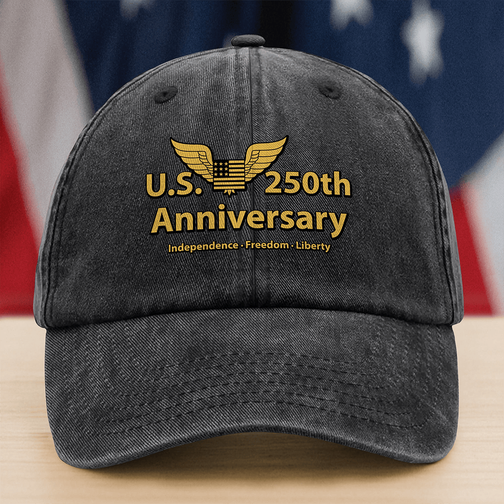 US 250Th Anniversary Hat Independence Freedom Liberty Patriotic 4th Of July Cap