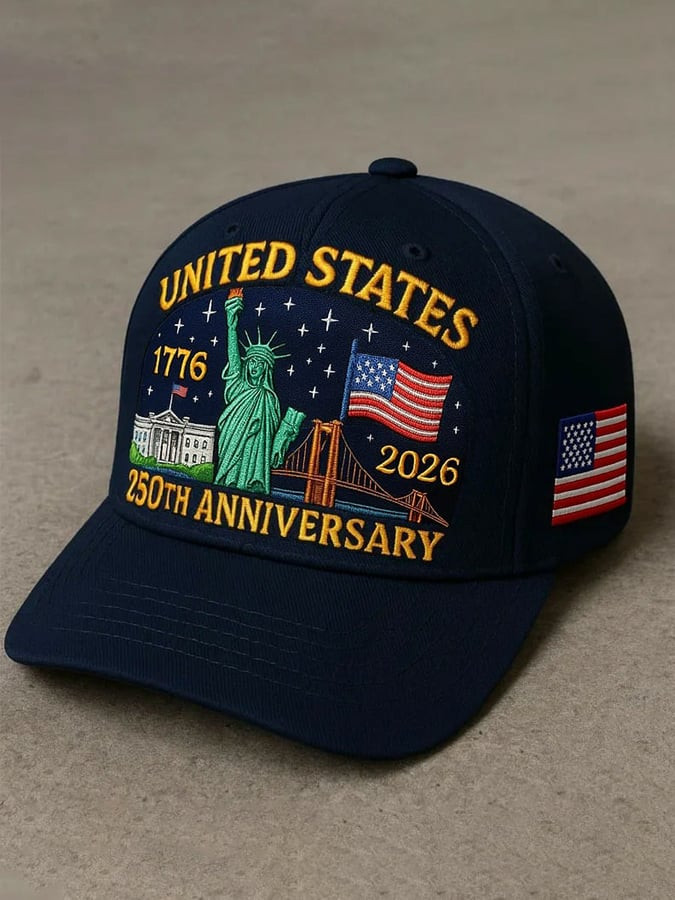 US 250th Anniversary Hat Liberty Statue American Flag Baseball Cap Cool Gifts For Brothers