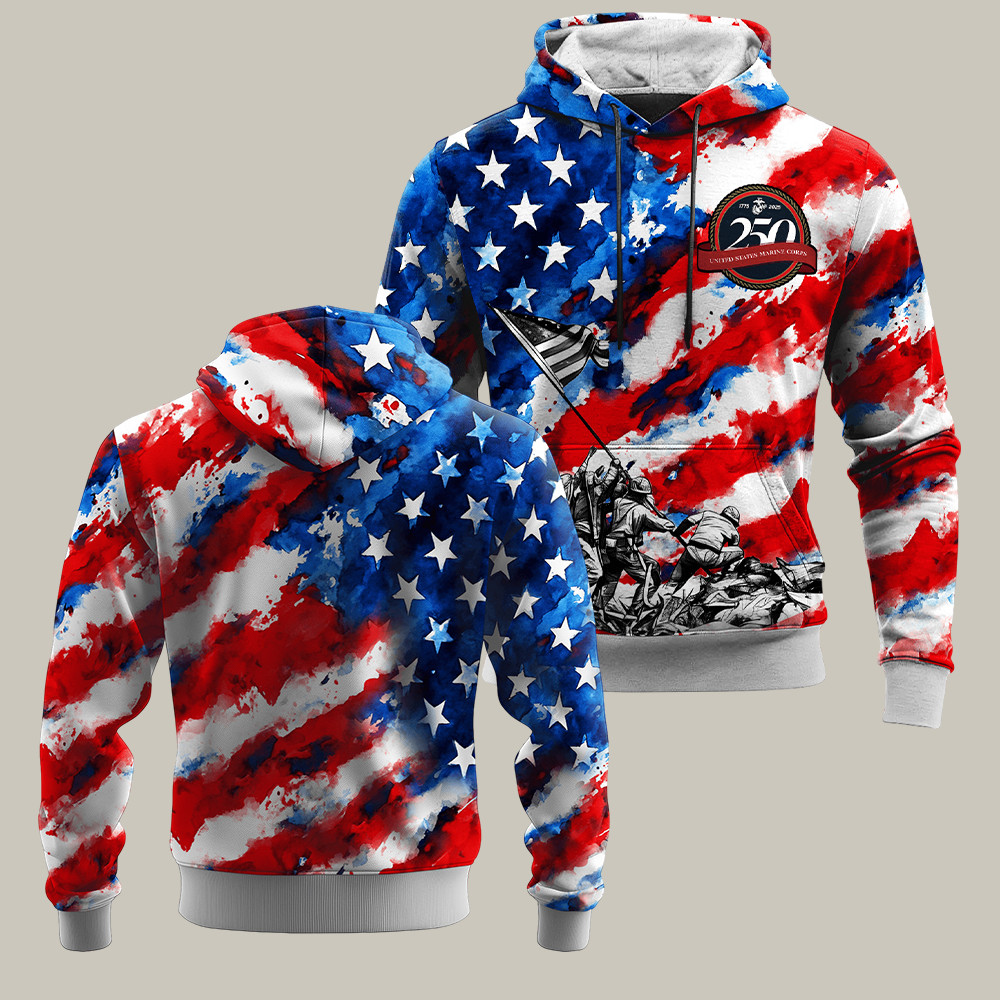 US 250Th Anniversary Hoodie Freedom American Gifts For Retired Veterans