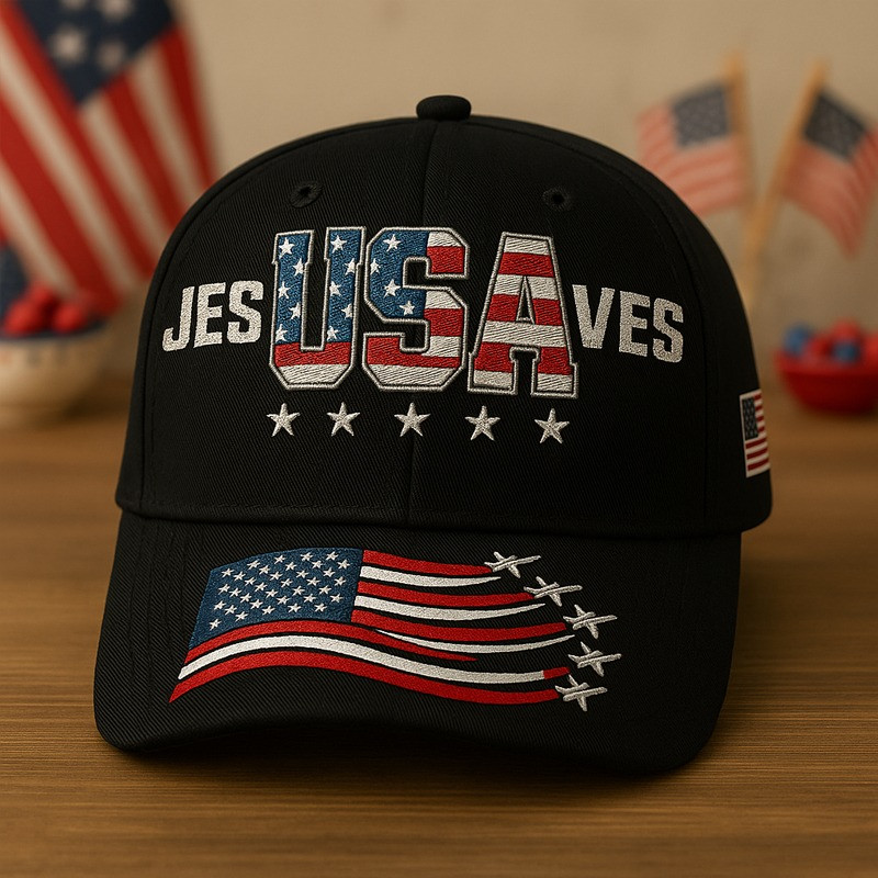 US 250Th Anniversary Jesusaves Hat Faith and Patriotism Merch Proud Gift Ideas