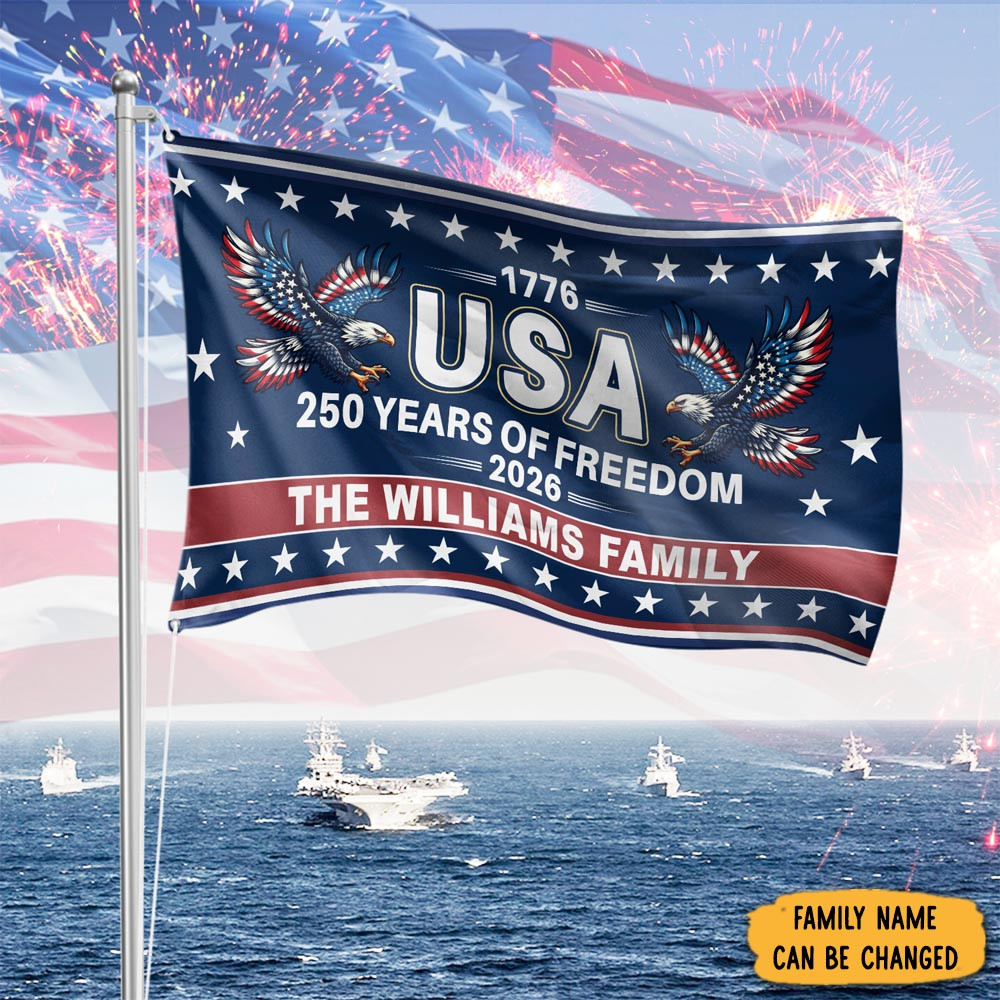 US 250th Anniversarys 1776 2026 Patriotic Flag Independence Day Flag Gift Ideas