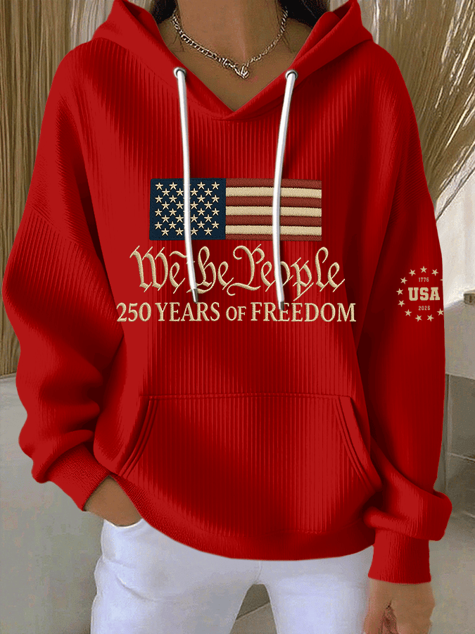 US 250Th Anniversay 1776 2026 Hoodie We The People Clothing Unique Gifts For Woman