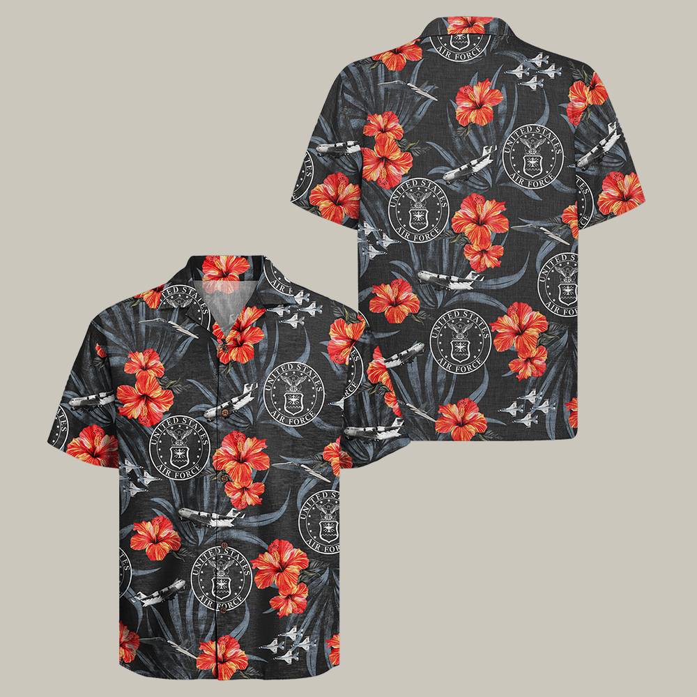 US Air Force 250th Years Of Service Hawaiian Shirt USAF 250Th Anniversary Shirt Veteran Gift Idea