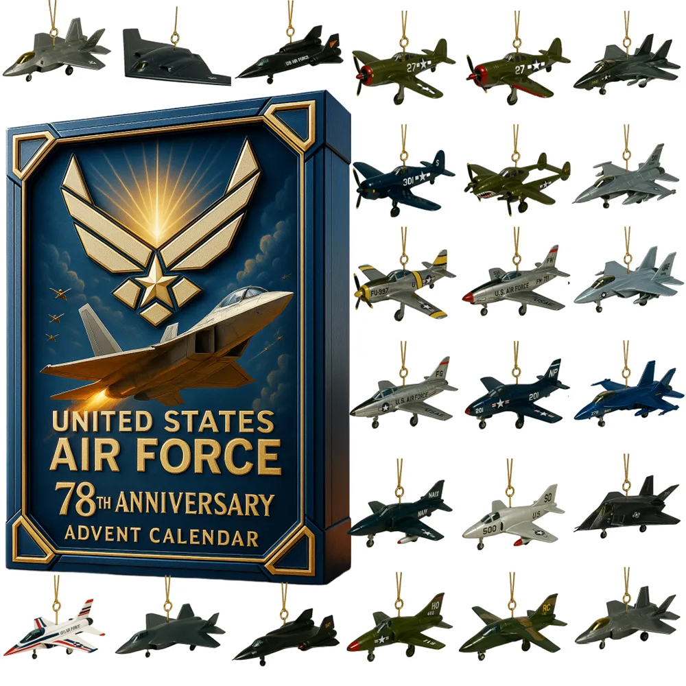 US Air Force 78th Anniversary 2025 Advent Calendar Christmas Countdown Christmas Gifts For Men