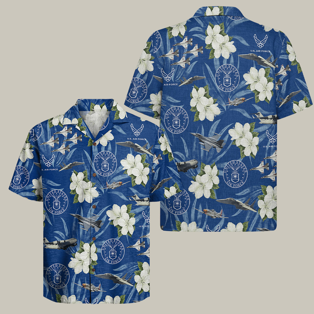 US Air Force 78Th Anniversary Hawaiian Shirt Fly Fight Win Shirt Air Force Pride Clothing