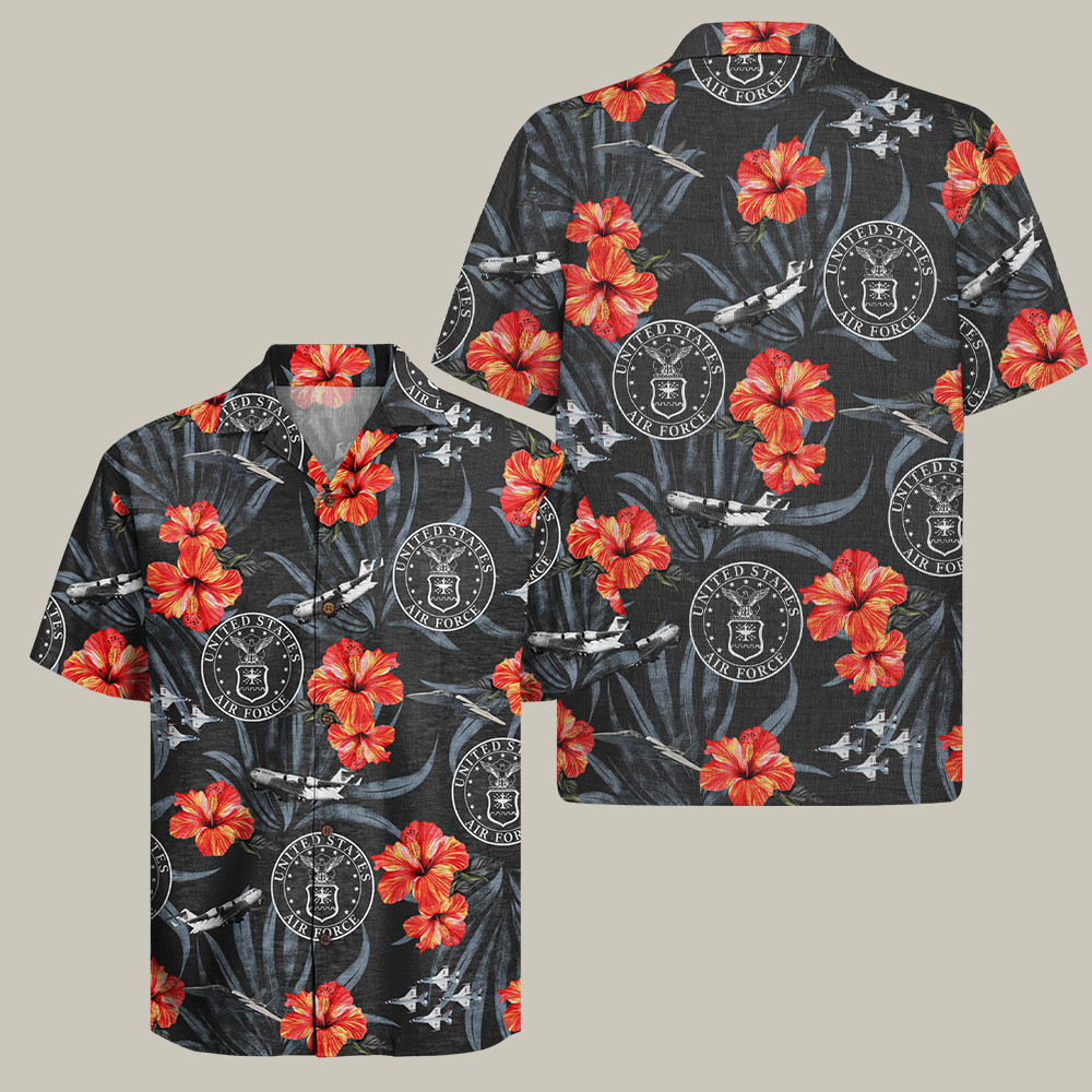 US Air Force 78Th Year Of Service Hawaiian Shirt US Proud Air Force Mom Shirt