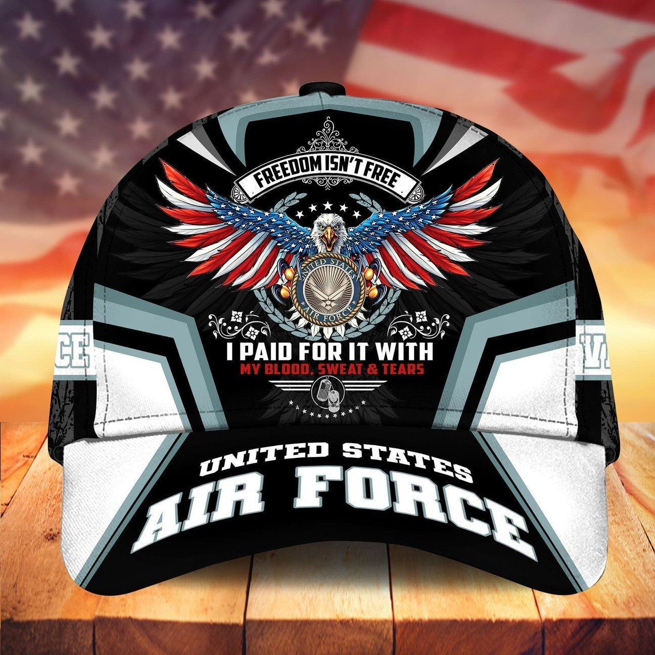 US Air Force Eagle Freedom Is Not Free Cap Gift for Military Heroes on Veterans Day