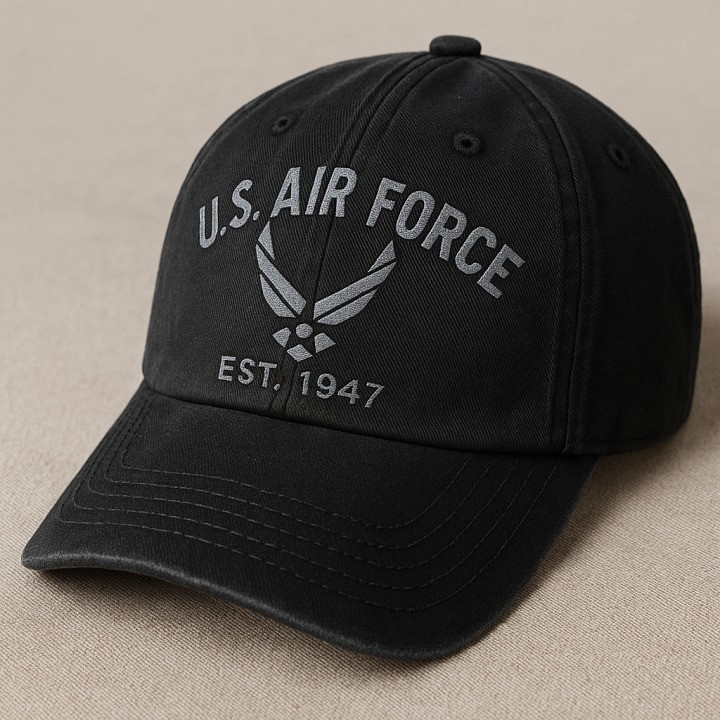 US Air Force Fly Fight Win Hat Est 1947 Honor USAF Merch Best Veterans Day Cap Ideas