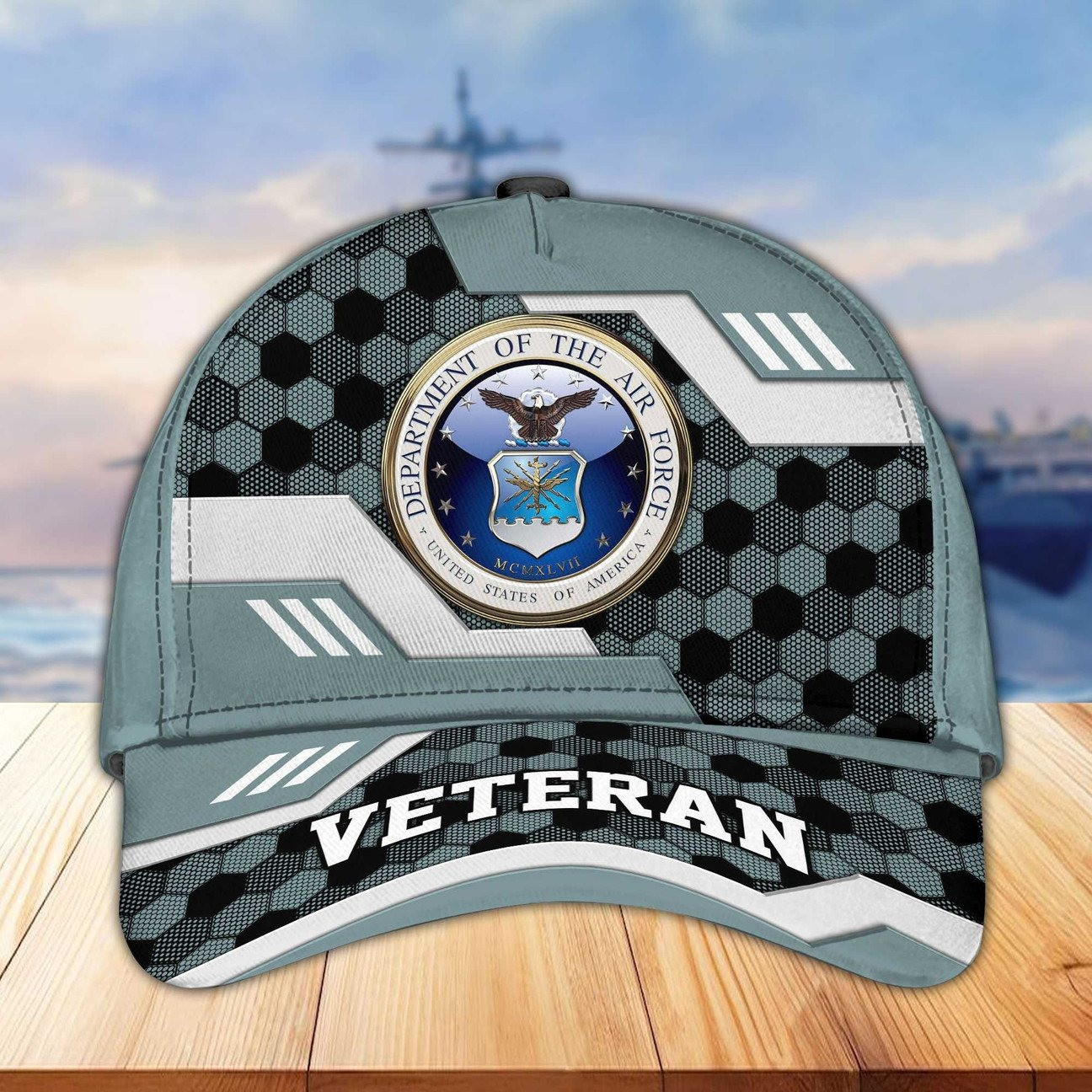 US Air Force Veteran Hat USAF Patriotic Cap Veterans Day Gifts For Air Force
