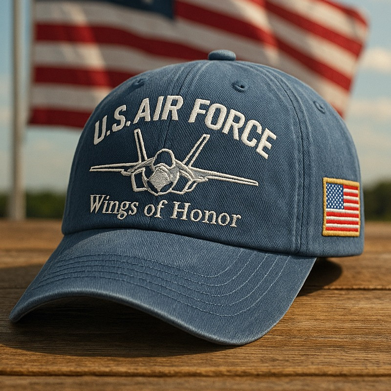 US Air Force Wings Of Honor Hat Honor USAF Merch Best Veterans Day Gift Ideas