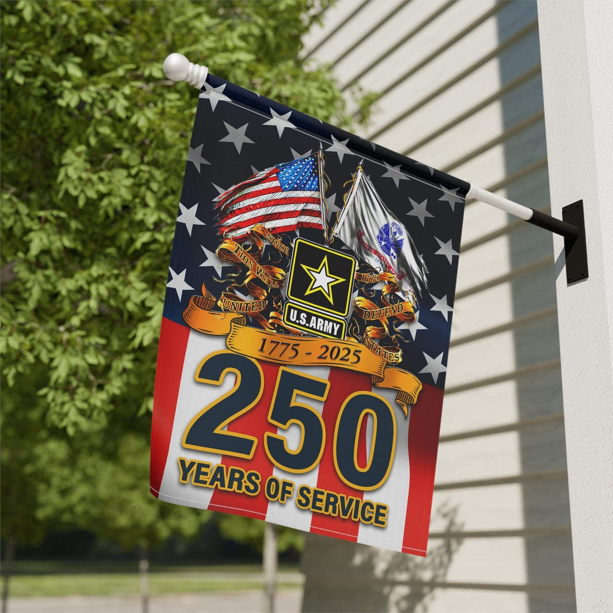 US Army 250 Years Of Service Flag 1775 2025 Home Decorative Patriotic Gifts
