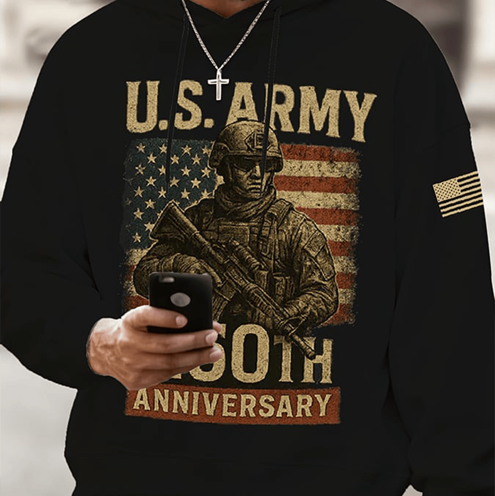 US Army 250Th Anniversary Hoodie Proud US Army Gifts For Marine Veterans
