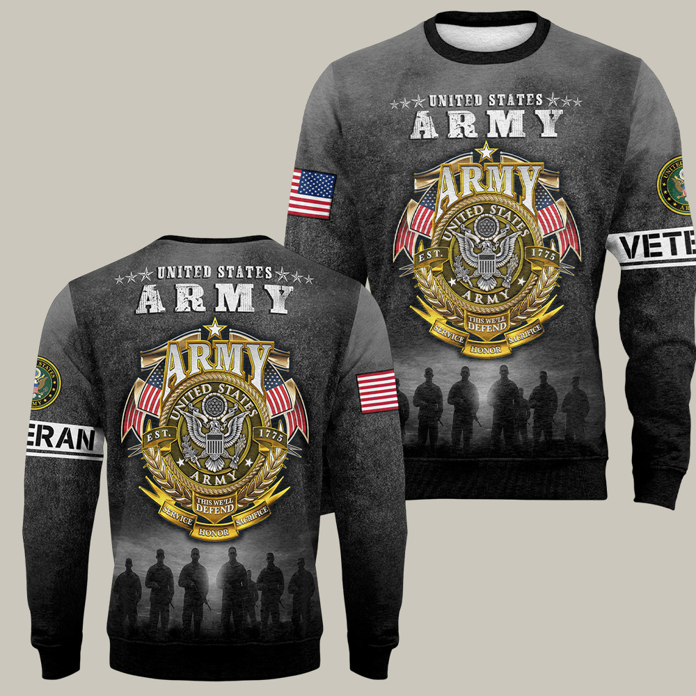 US Army 250th Anniversary Sweatshirt This We'll Defend Army Going Away Gifts