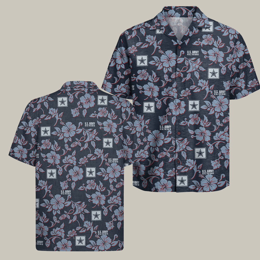 US Army 250th Year Of Service Hawaiian Shirt Military Clothing Army Strong Shirt