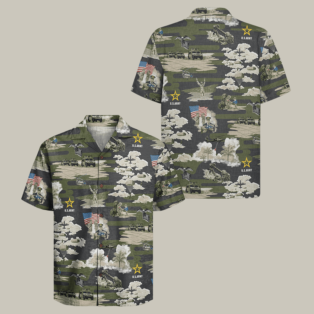 US Army 250th Years Of Service Hawaiian Shirt US Army 250Th Anniversary Clothes Gift For Him