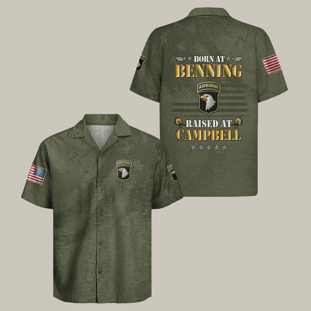 US Army Airborne Hawaiian Shirt Army Airborne Force Shirt Best Gift For Veterans