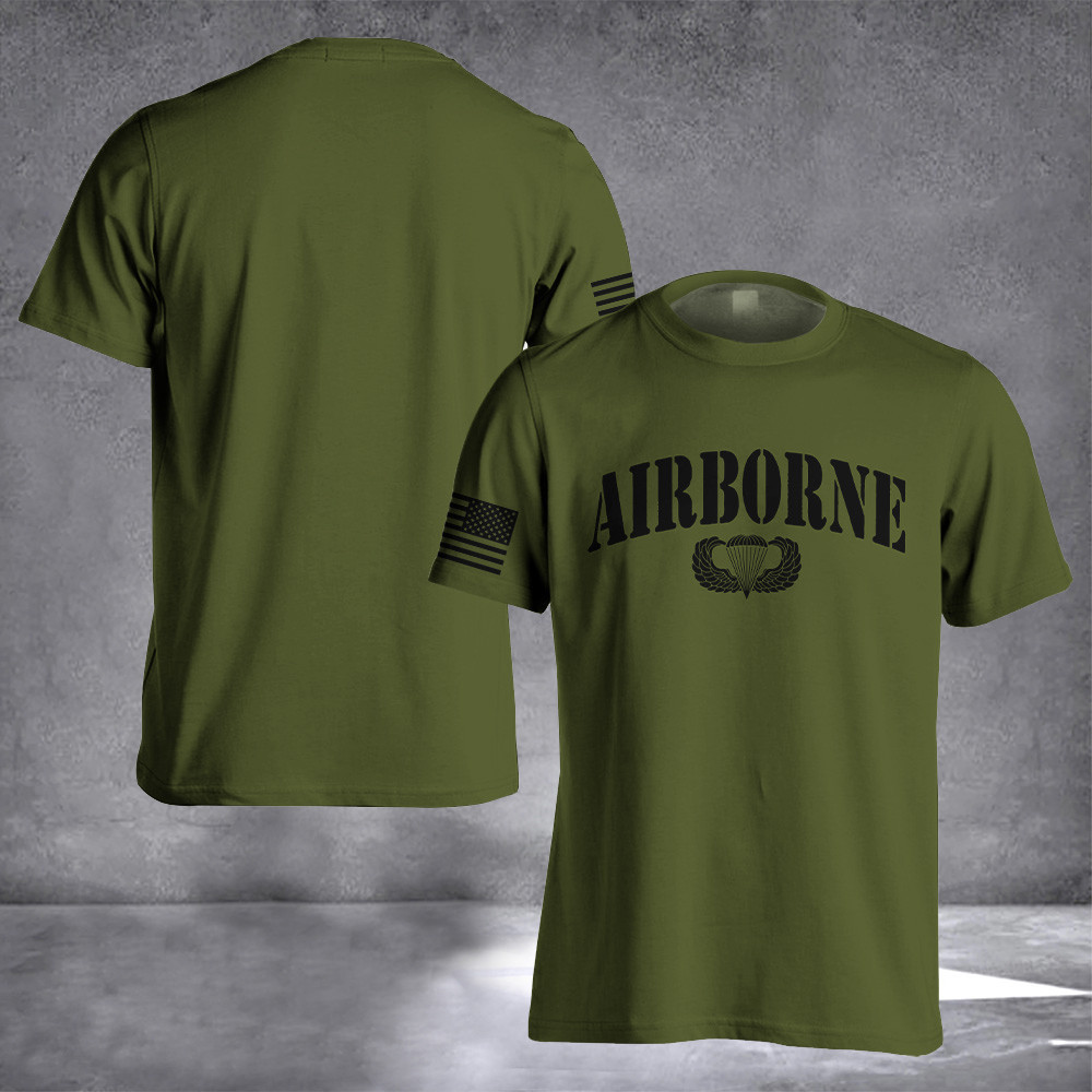 US Army Airborne Shirt 82nd Airborne Division T-Shirt Gifts For Veterans