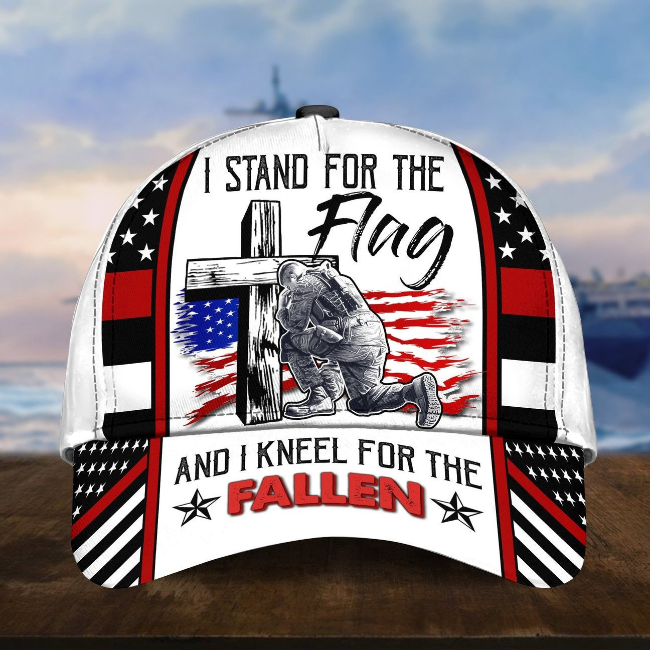 US Army Baseball Cap I Stand for the Flag Gift for Veterans