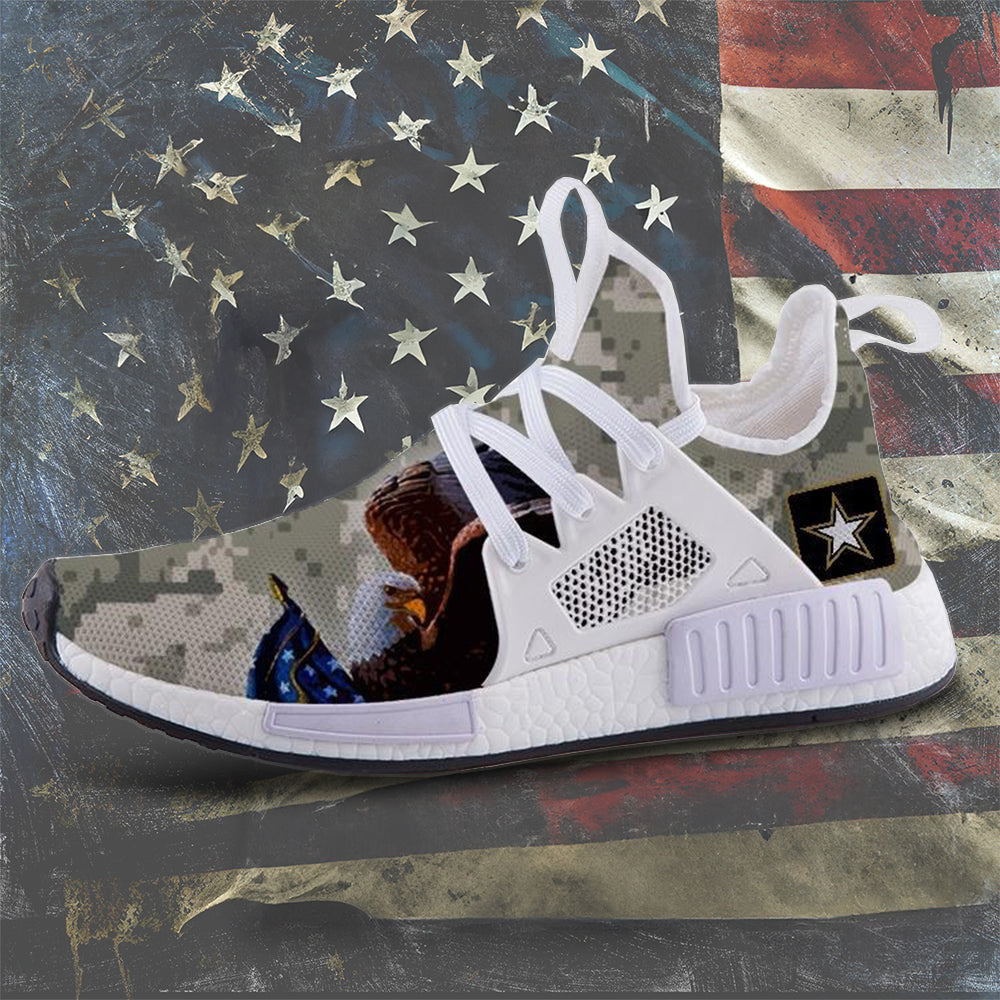 US Army Camo Shoes Patriotic Eagle Pride Military Sneakers Gifts For Army US Army Camo Shoes Patriotic Eagle Pride Military Sneakers Gifts For Army