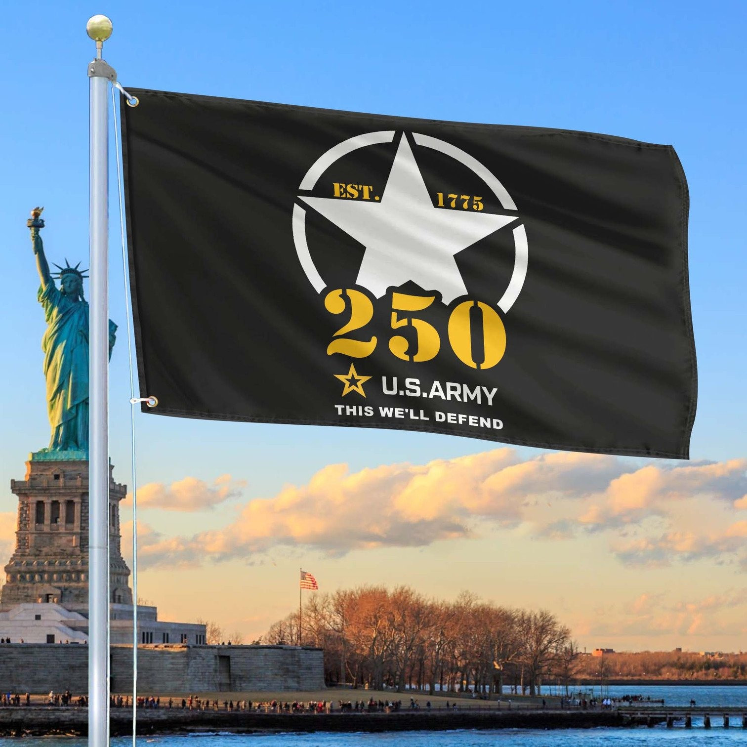US Army Flag 250th Anniversary Military Flag Gift for Veterans