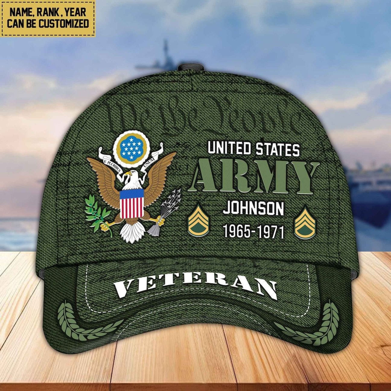 US Army Personalized Custom We All People Baseball Cap Gift For Veterans Day