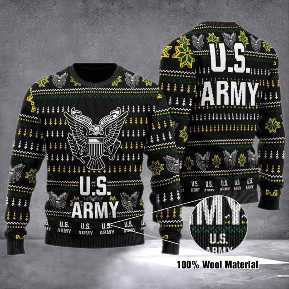 US Army Sweater Military Ugly Christmas Sweater Gift For Cousin US Army Sweater Military Ugly Christmas Sweater Gift For Cousin