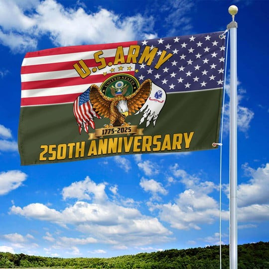 US Army Veteran Flag 250 Years Anniversary Semiquincentennial Best Gift Ideas