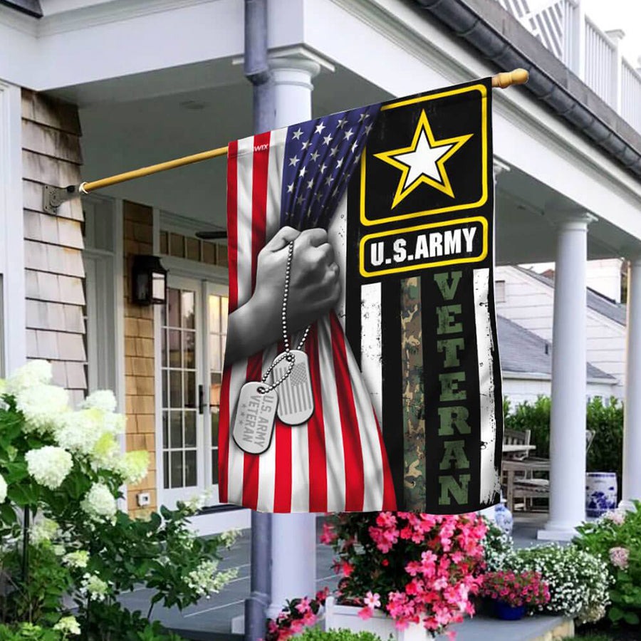 US Army Veteran Flag America Flag Home Decorative Military Presents For Patriots
