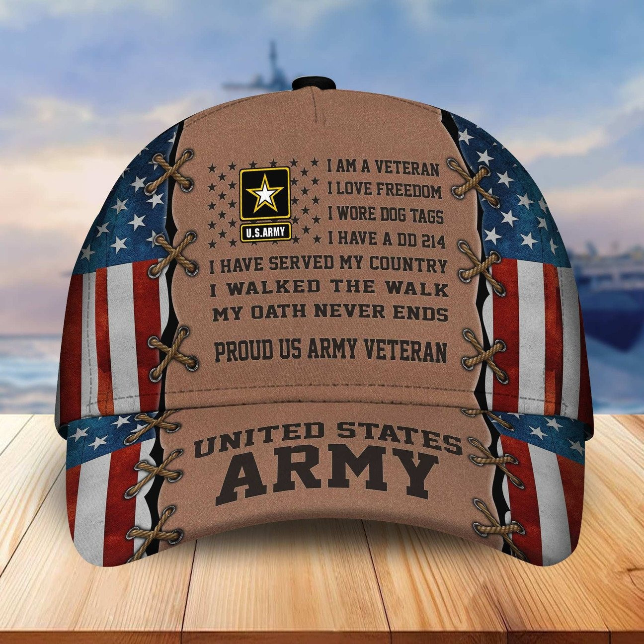 US Army Veteran Freedom Baseball Cap, Gift For Proud Army on Veterans Day