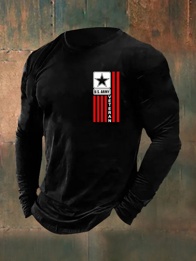 US Army Veteran Long Sleeve Shirt Army Clothing Great Gifts For Retired Veterans