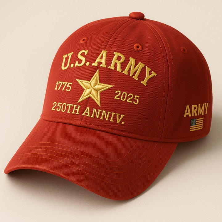 US Army Veterans 250th Anniversary Hat 1775 2025 USA Flag Veteran Gift Ideas