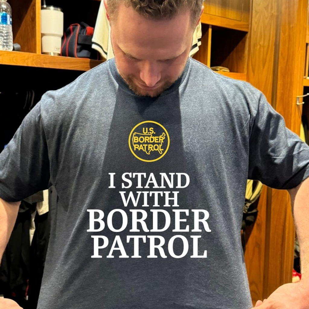 US Border Patrol I Stand With Border Patrol T-Shirt Best Gifts For Boyfriend