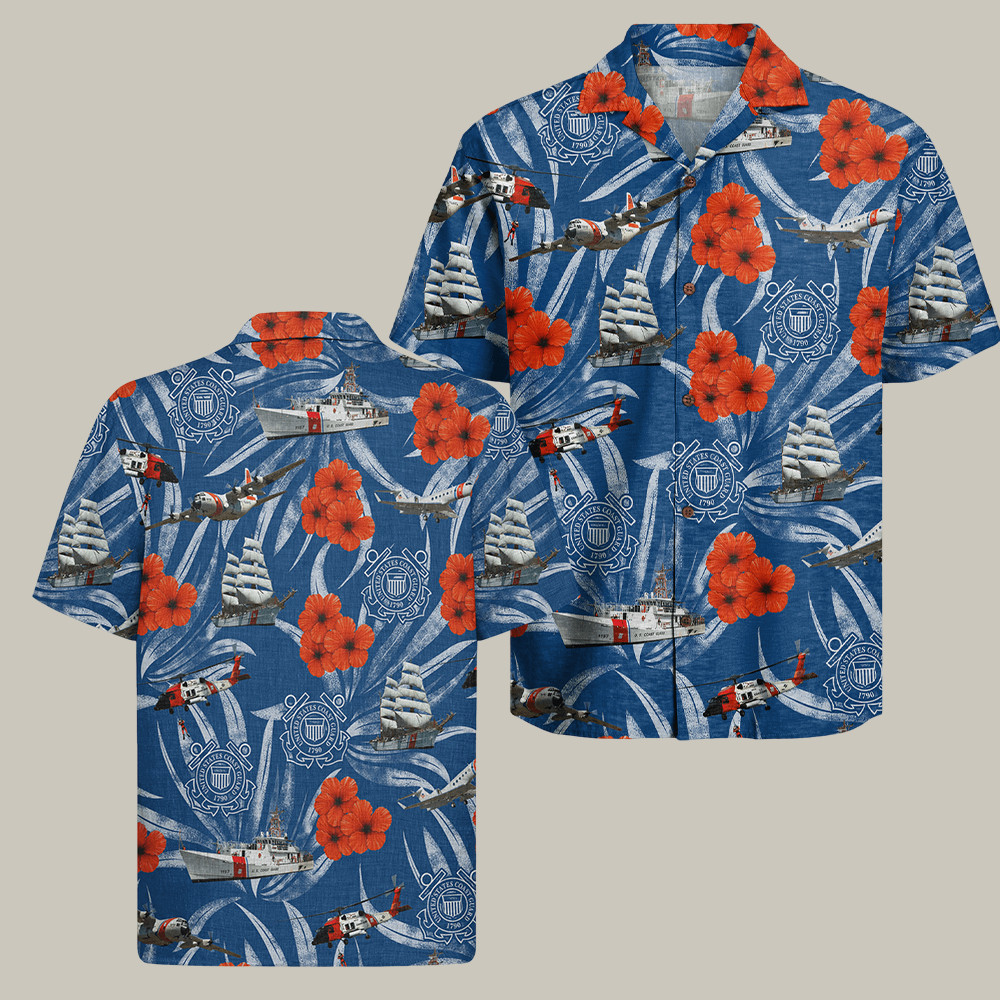 US Coast Guard 235th Anniversary Hawaiian Shirt American Hero Apparel Gifts Ideas