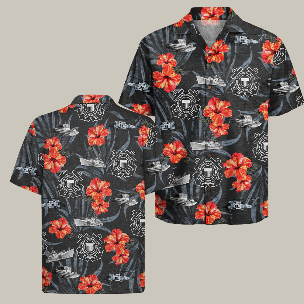 US Coast Guard 235th Anniversary Hawaiian Shirt Proud Coastie Apparel Gifts For Him