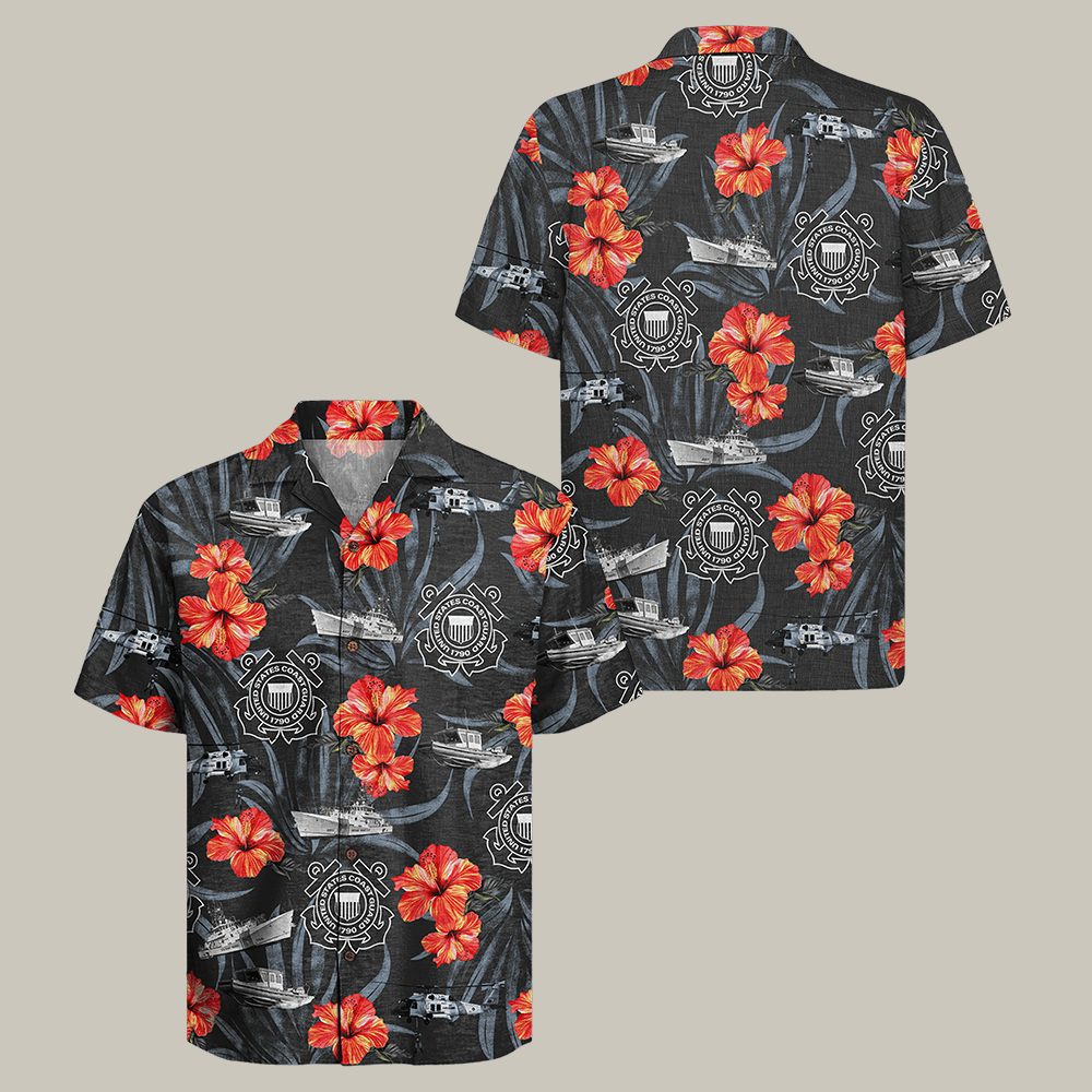 US Coast Guard 250th Years Of Service Hawaiian Shirt Military Appreciation Clothes Unique Present