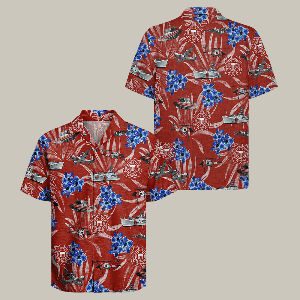 US Coast Guard 250th Years Of Service Hawaiian Shirt USCG Veteran Clothes Best Gift Idea