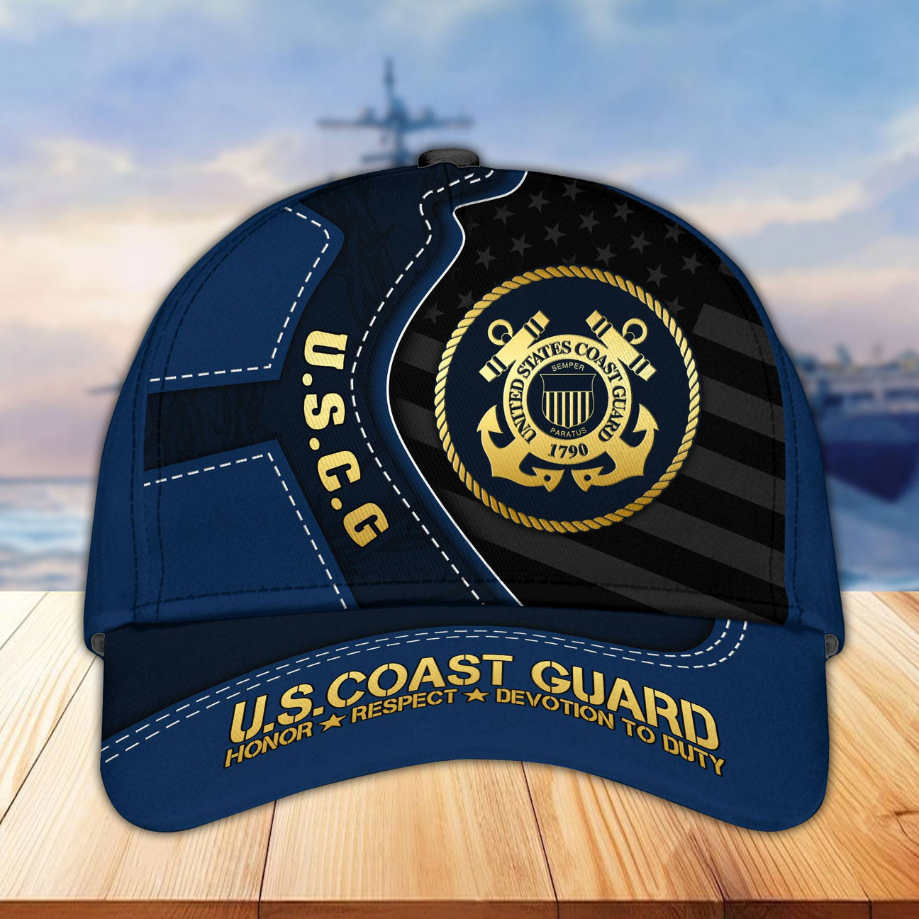 US Coast Guard Veterans Hat Proud USCG Patriotic Cap Gifts For Father