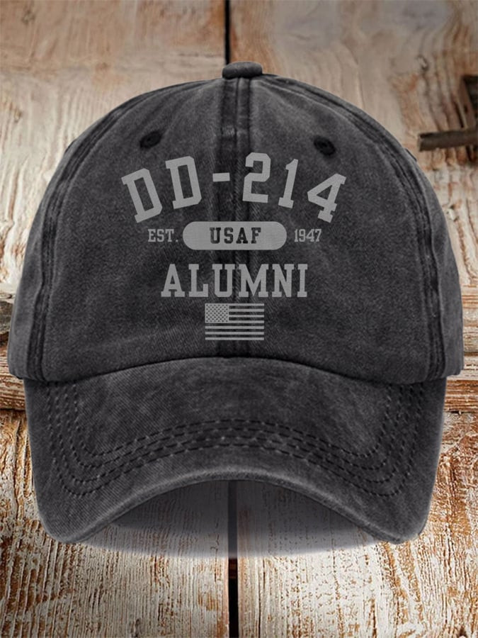 US DD 214 Alumni Veteran USAF Hat DD 214 Baseball Cap Est 1947 Gifts For Patriots