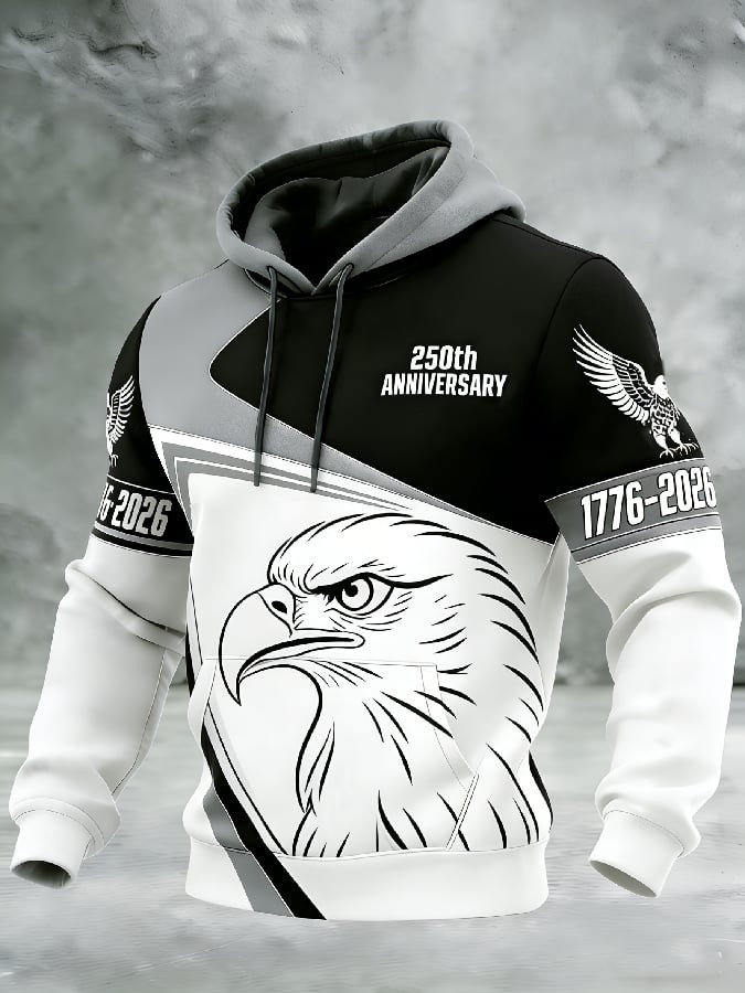 US Eagle 250th Anniversary Of The United States Hoodie 1776 2026 250 Years Of America Hoodie