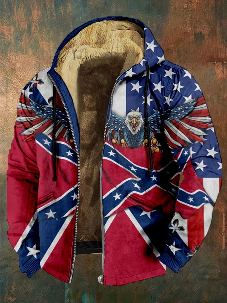 US Eagle Old Dixie Zip Hoodie Vintage Southern Apparel Stars And Bars Hoodie Him Gifts US Eagle Old Dixie Zip Hoodie Vintage Southern Apparel Stars And Bars Hoodie Him Gifts