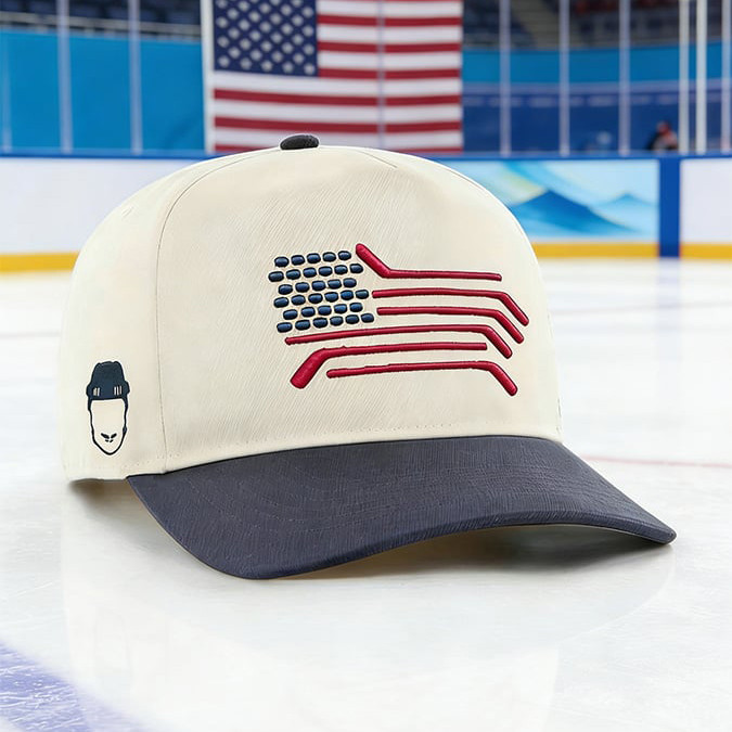 US Hockey Champion Commemorative Hat USA Hockey Team Cap Fan Gear