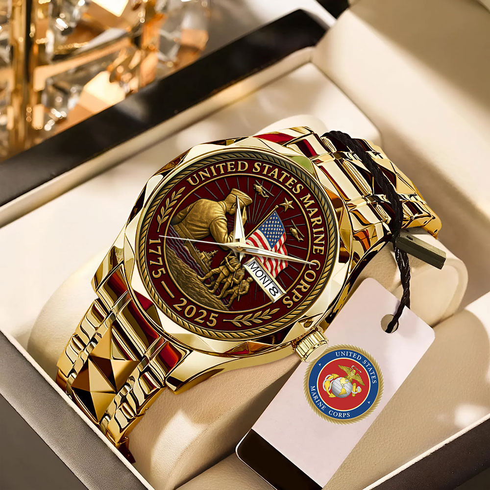 US Marine Corps 250th Anniversary Watch Marine Corps Merch Meaningful Gifts