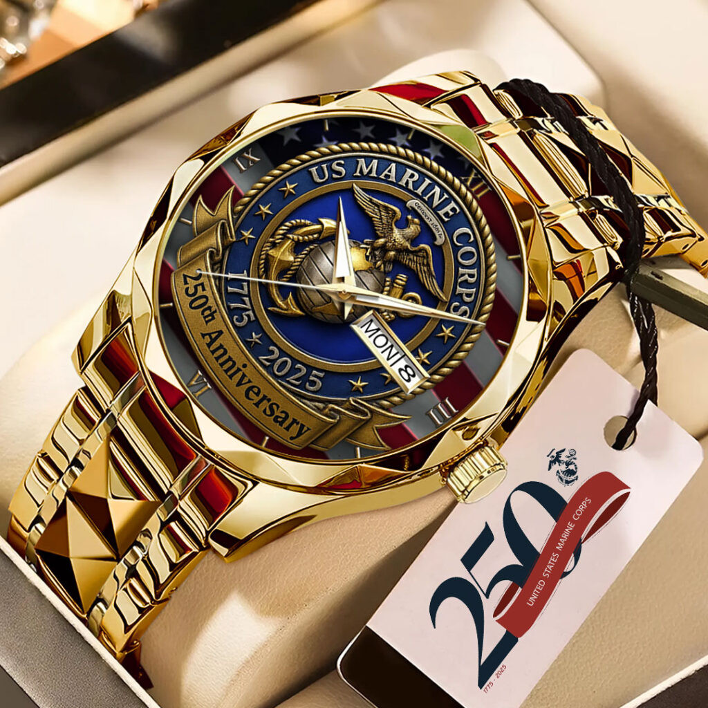 US Marine Corps 250th Anniversary Watch USMC Watch Marine Corps Birthday Gifts