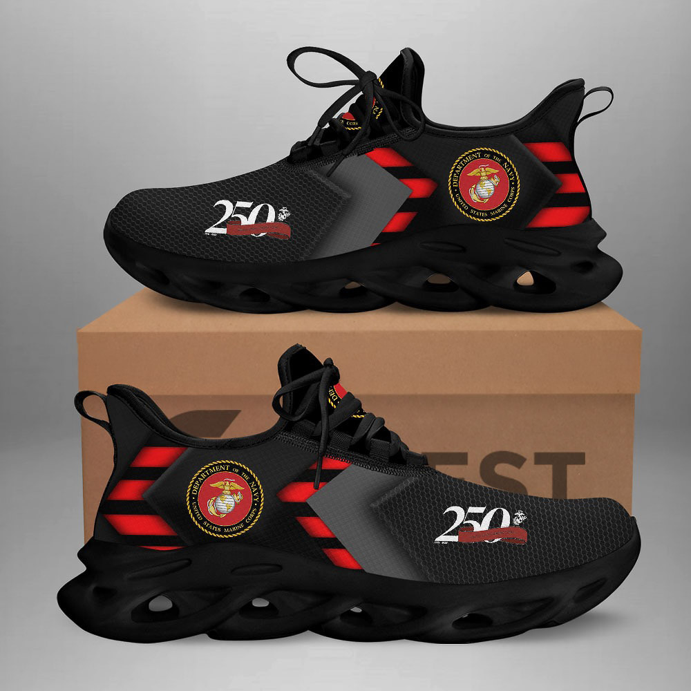 US Marine Corps Clunky Sneaker Birthday Gifts For Veteran Lovers