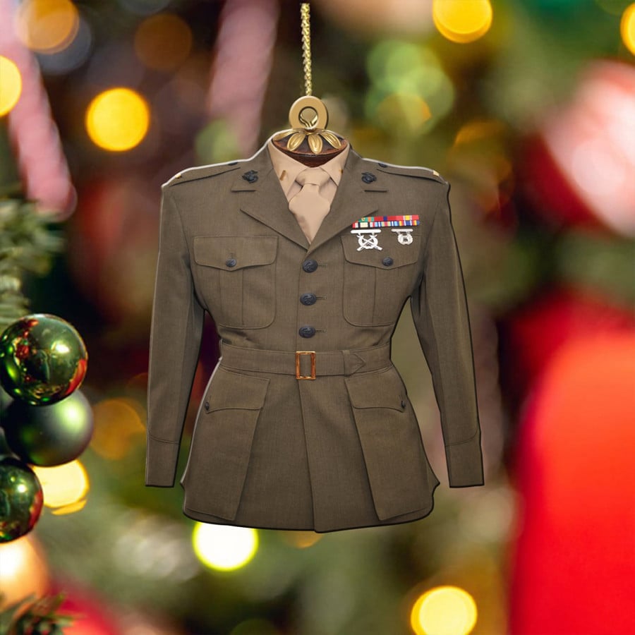 US Marine Corps Service Uniform Christmas Ornament Proud Marines Christmas Presents