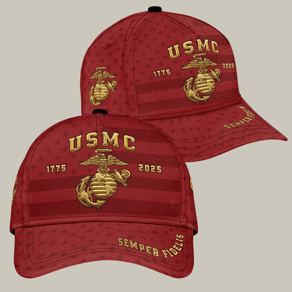 US Marines 250Th Anniversary 1775 2025 Hat Semper Fidelis Baseball Cap Gifts For Men