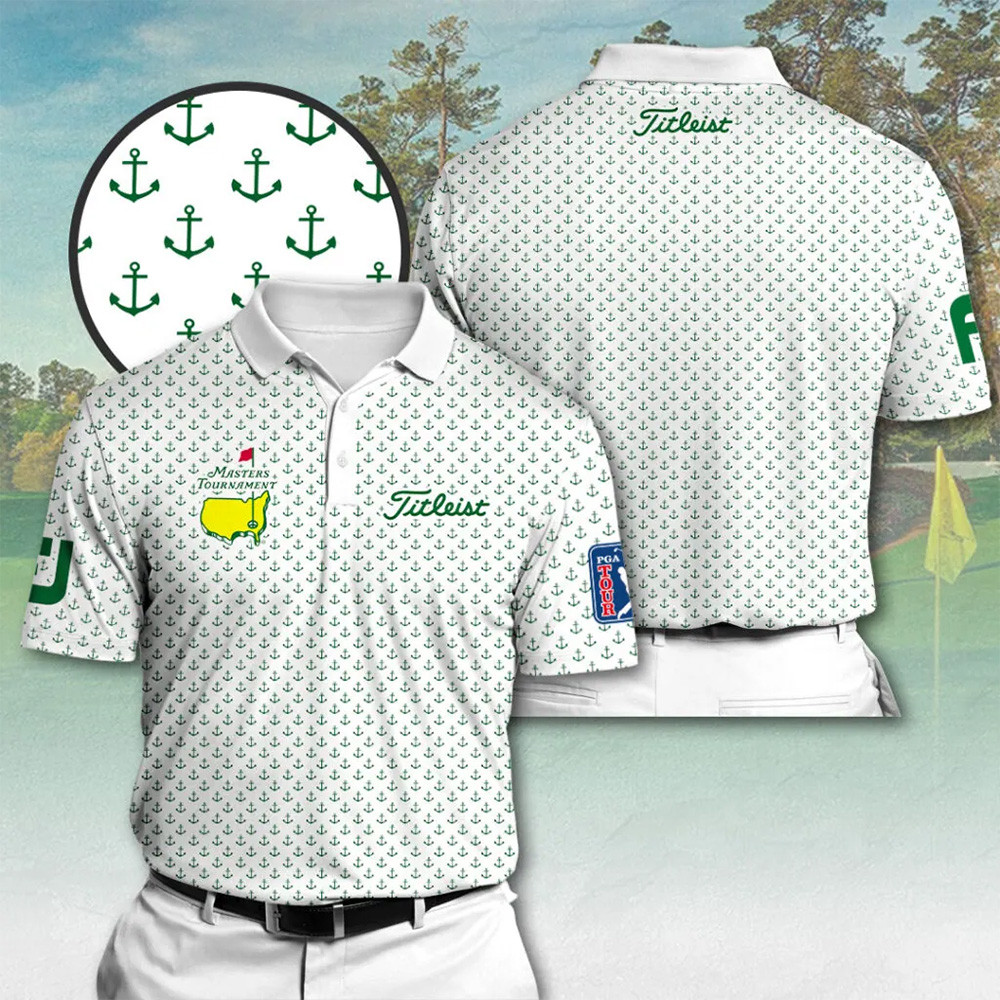 US Masters Tournament Titleist Polo Shirt US Masters Golf Championship Clothing Golf Coach Gift