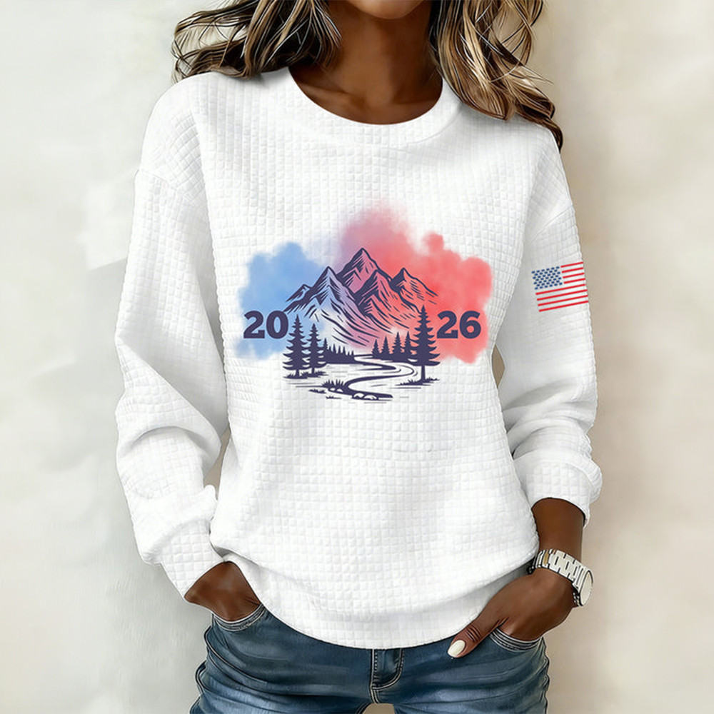 US Milano Cortina Winter Olympic 2026 Sweatshirt Team USA 2026 Clothing Sport Fan Gift For Her