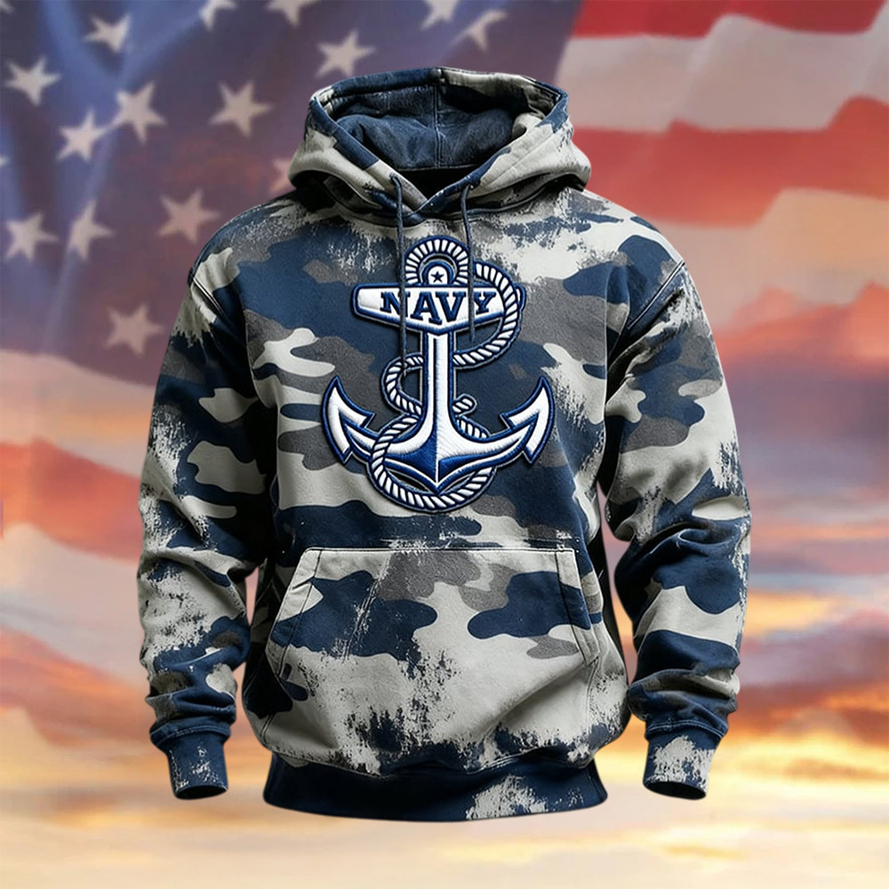 US Navy 250th Anniversary 1775 2025 Hoodie Navy Veteran Clothing Unique Gift Idea
