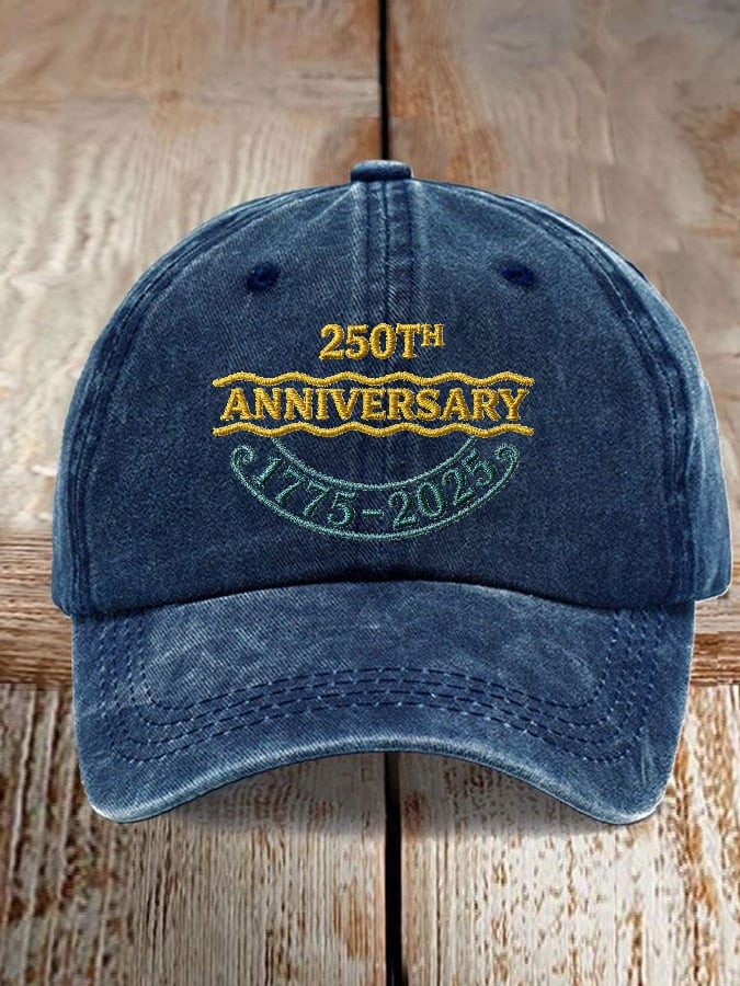 US Navy 250th Anniversary Hat 1775 2025 Navy Baseball Cap Gifts For Patriotic Veterans